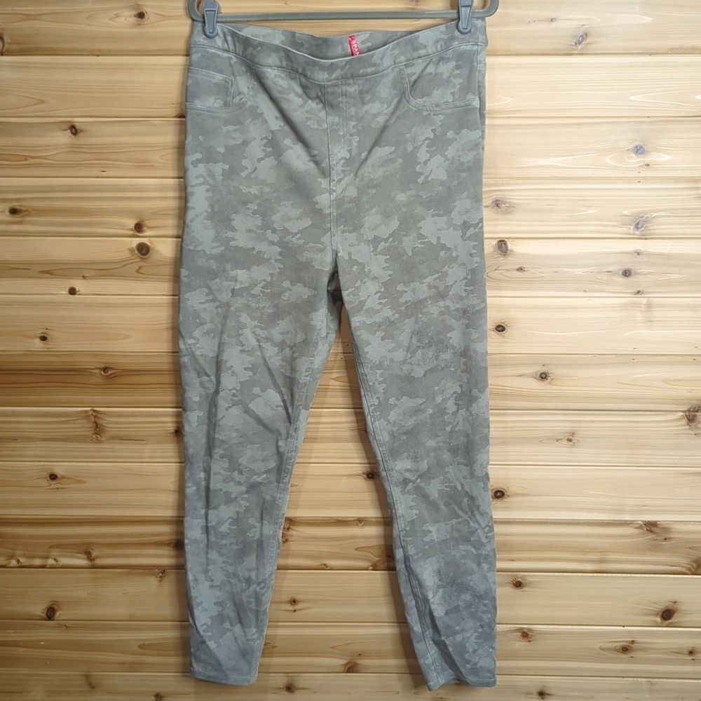 Spanx Jean-ish Ankle Leggings in Stone Washed Camo 2XL‎
